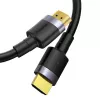 Baseus Cafule 4K HDMI vyriškas į vyrišką adapterio laidas 2 m juodas