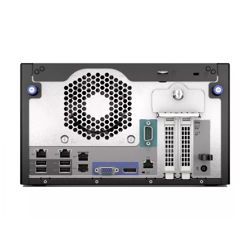 Serveris HPE ProLiant MicroServer Gen11 6325P 3,5 GHz 4 branduoliai 1P 32 GB DDR5 4LFF NHP 2×4 TB HDD 180 W PS
