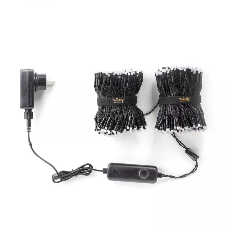 TWINKLY Strings 600 (TWS600STP-BEU) Protingos kalėdinės eglutės lemputės 600 LED RGB 48 m