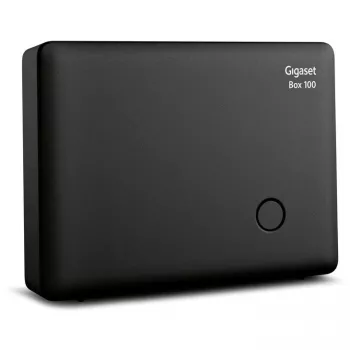 Gigaset Box 100 – Mobiliojo telefono bazinė stotis – ECO DECT/GAP – Juoda (S30852-H2818-B101)