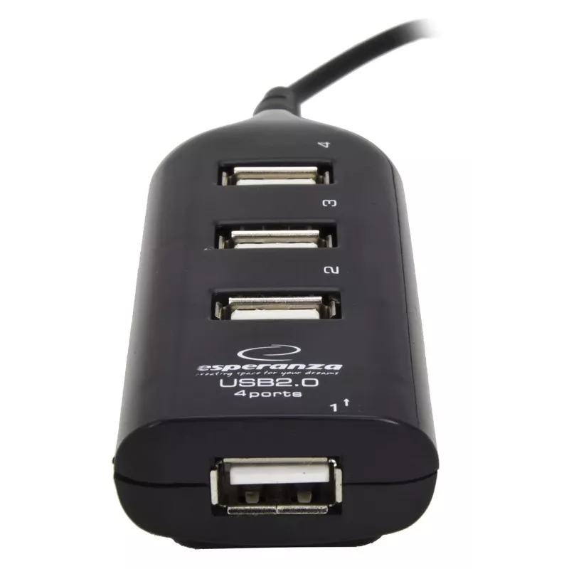 Esperanza EA116 USB mazgas 480 Mbit/s Juodas