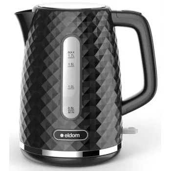 ELDOM ELLI virdulys, talpa 1,7 l, galia 2200 W, juodas, Strix