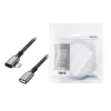 USB 3.2 Gen2 tipo-C prailginimo kabelis su PD, 1 m, 90° kampinis