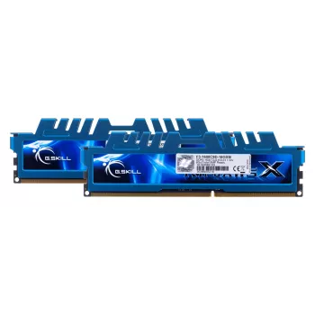 G.Skill 16GB Ripjaws X Dual Channel atminties rinkinys - Mėlyna (2x 8GB, DDR3 1600MHz, 1,5V, F3-1600C9D-16GXM, XMP paruoštas)