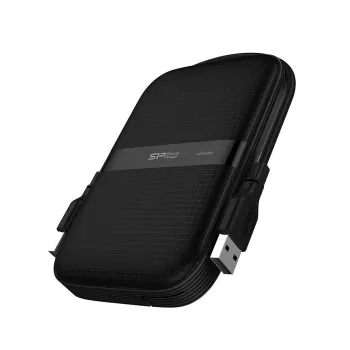 Išorinis kietasis diskas Silicon Power Armor A60 5TB 2,5 colio USB 3.2 Gen 1 atsparus smūgiams, juodas