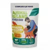 Šlapias ėdalas katėms animal island Everyday Paukštiena ir kepenėlės drebučiuose multipack 12 x 85 g, suaugusioms, be glitimo ir sojos