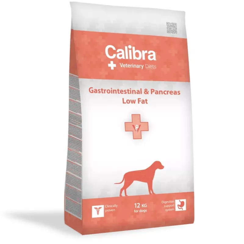 Calibra VD Gastrointestinal & Pancreas Low Fat sausas pašaras šunims 12 kg