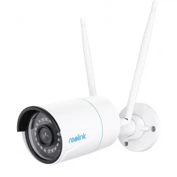 Reolink W320 - 5MP lauko stebėjimo kamera, 2.4/5 GHz Wi-Fi, asmens/transporto priemonės/gyvūno aptikimas, 100 pėdų naktinis matymas