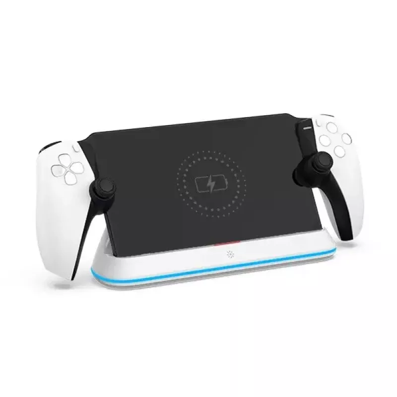 Įkrovimo sistema Subsonic SA5708, skirta Playstation Portal, laidinė, juoda balta
