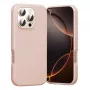 Apsauginis dėklas Vention KUHP0-30, iPhone 16 Pro, MagSafe, rožinis, minkštas silikoninis