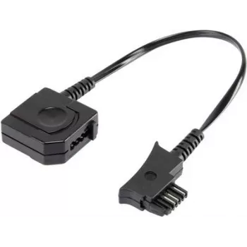 Analoginis telefono adapteris Basetech 29229C49 — 1x TSS kištukas, 1x TAE N/F lizdas, 0,10 m, juodas