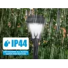 Beper P207ILO040 sodo ir balkono šviestuvai su saulės baterijomis ir kuoliukais, 4 vnt. rinkinys, IP44, juodi