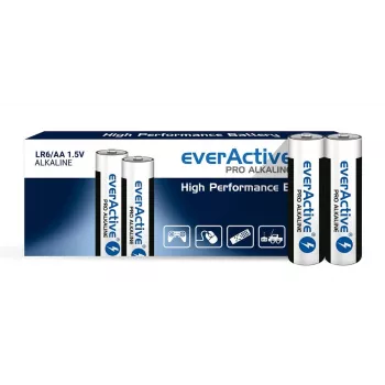 Vienkartinės AA šarminės baterijos everActive LR610PAKPA, 1,5 V, 3000 mAh, pakuotė po 10 vnt.