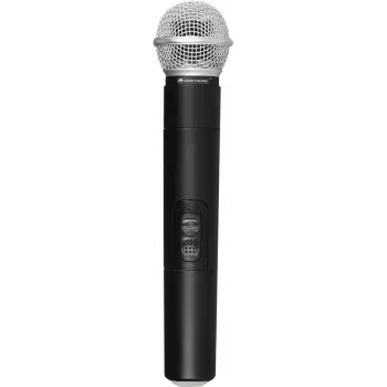 Belaidis rankinis UHF mikrofonas Omnitronic UHF-E serija 831,1 MHz