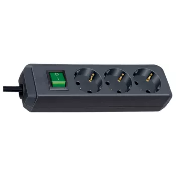 Prailginimo laidas Brennenstuhl Eco-Line 5m 3 AC lizdai Juodas