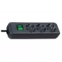 Prailginimo laidas Brennenstuhl Eco-Line 5m 3 AC lizdai Juodas