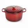 Le Creuset Signature apvalus skrudintuvas 24 cm raudonas
