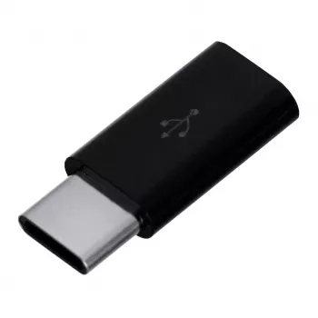 Savio AK-31 / B laido sąsajos / lyties adapteris Micro USB USB 3.1 Type C juodas