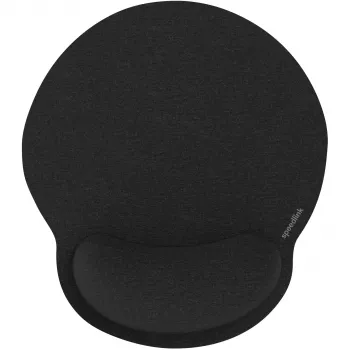 Memory foam pelėdos kilimėlis Speedlink VELLU su riešo atrama, 230×254 mm, juodas
