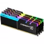 G.Skill Trident Z RGB 32 GB (4x 8 GB) DDR4-3600 Quad-Kit, juoda, F4-3600C16Q-32GTZRC