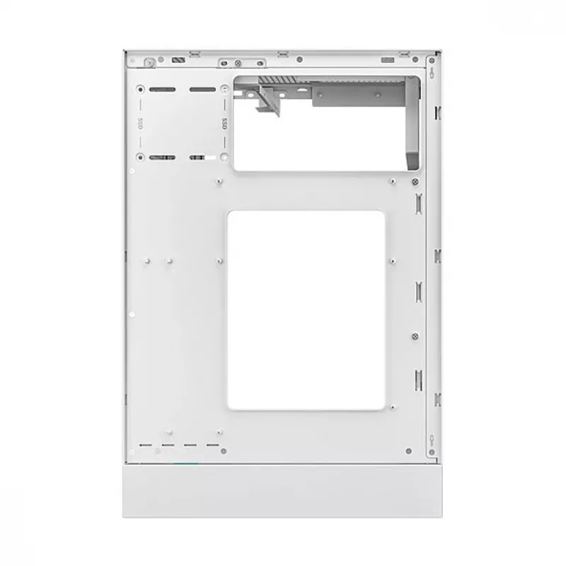 Korpusas DeepCool CH170 PLUS WH Midi Tower baltas, grūdintas stiklas, micro ATX/mini-ITX