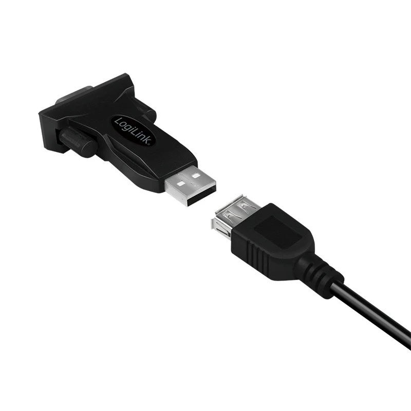 LogiLink AU0002F RS-232 USB 2.0 adapteris juodas