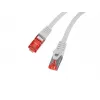 LANBERG Cat6 F/UTP (FTP) tinklo kabelis, RJ-45–RJ-45, 10 m, Pilka