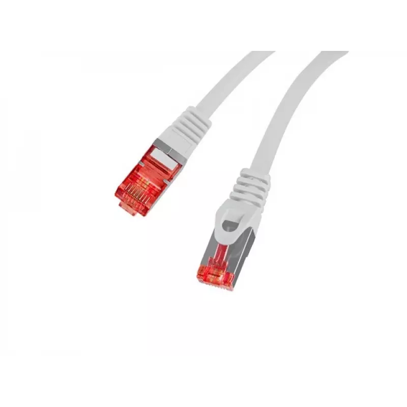 LANBERG Cat6 F/UTP (FTP) tinklo kabelis, RJ-45–RJ-45, 10 m, Pilka