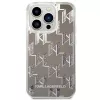 Karl Lagerfeld KLHCP14XLMNMS iPhone 14 Pro Max 6.7″ kietasis dėklas sidabrinis / sidabrinis Liquid Glitter Monogram