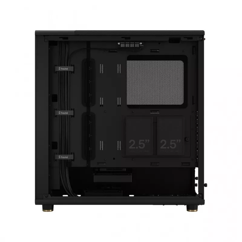 Fractal Design North Charcoal Black Mesh vidutinis bokštas - juoda