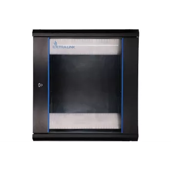 Sieninis tinklo spintos korpusas Extralink 12U 600x600 juodas