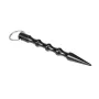 Taktinis rašiklis GUARD YC-008-BL – kompaktiškas duraliuminis rašiklis su stiklo daužytuvu, 150 mm, 50 g, juodas