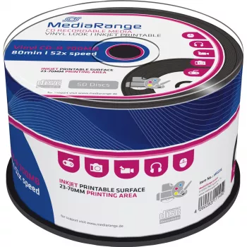 CD-R MediaRange MR226 700MB 52x 50 vnt.