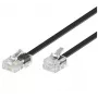 Telefono kabelis MicroConnect MPK463S RJ11 RJ45 15 m permatomas