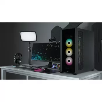 PC korpusas Corsair iCUE 7000X RGB Full Tower juodas