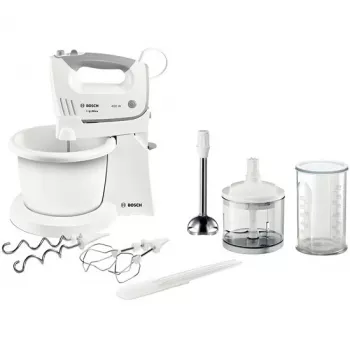 Bosch MFQ36490 ErgoMixx rankinis plaktuvas 450 W baltas/pilka
