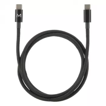 USB laidas Mobilis 001389 USB 2.0 1m USB C juodas