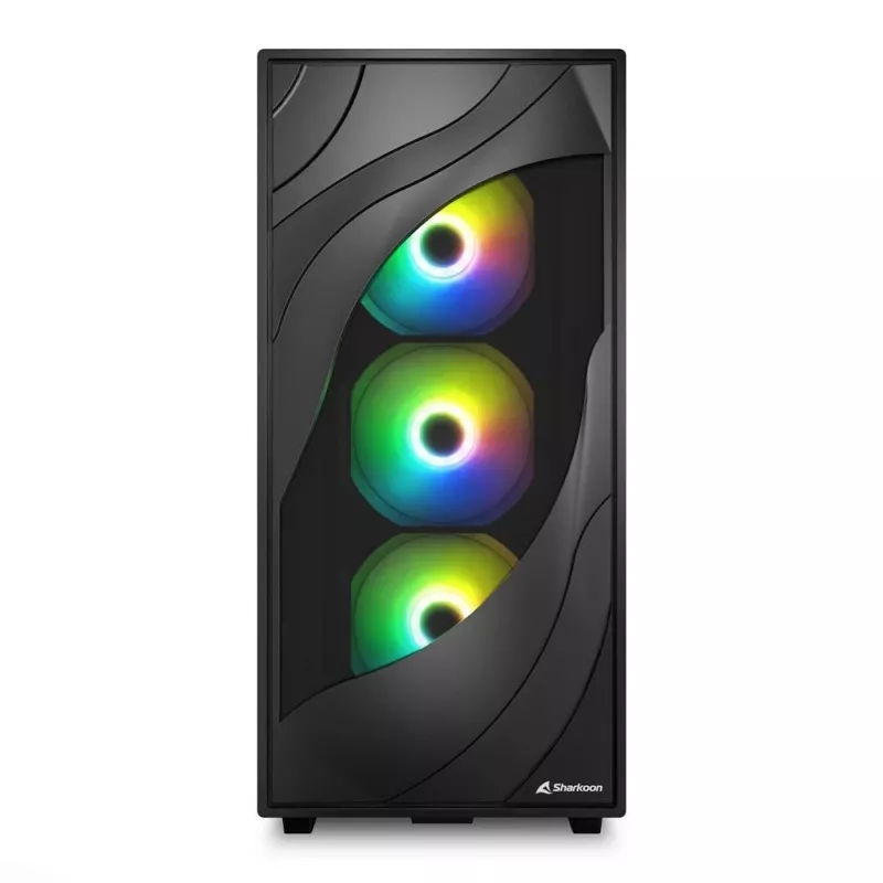 Sharkoon REBEL C80M RGB Midi Tower Juodas