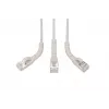 Digitus CAT 6A F-FTP lankstus jungiamasis kabelis, varinis, 3 m, pilkas, 10 vnt.