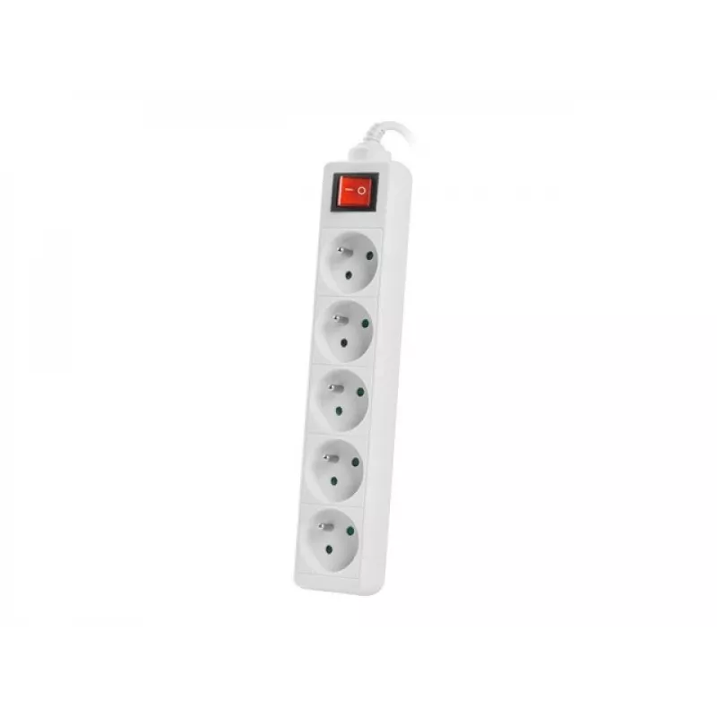 Lanberg PS1-05E-0150-W 1,5 m 5 lizdų prailgintuvas baltas