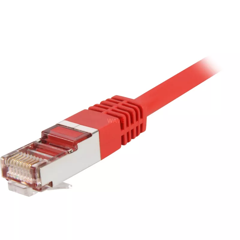 Tinklo kabelis Sharkoon RJ-45 Cat5e 10 m Raudonas