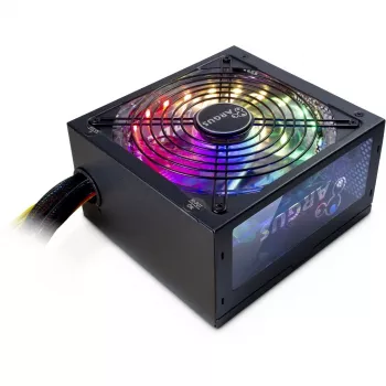 Inter-Tech Argus RGB-600W II maitinimo blokas 20+4 pin ATX ATX juodas