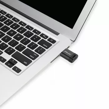 USB atmintukas PNY Elite-X 64 GB USB Type-C 3.2 Gen 1 (3.1 Gen 1) Juodas