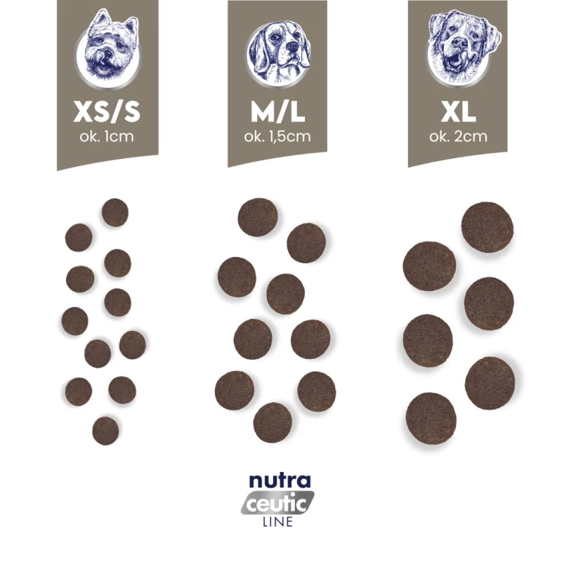 BALTICA Nutraceutic Hipoalerginis M Triušis su ryžiais - sausas šunų maistas - 1kg