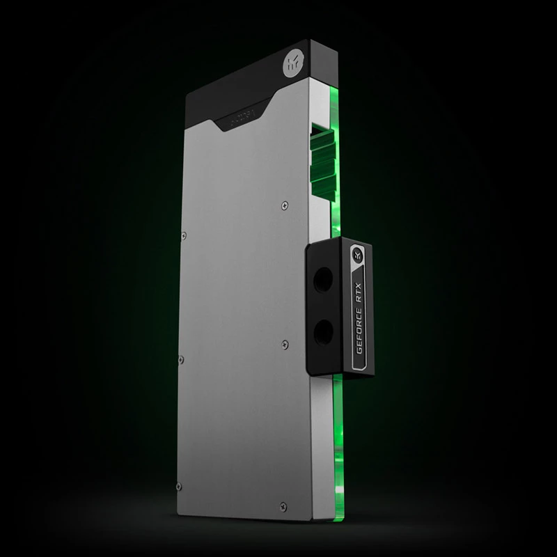 Vandens bloko galinė plokštė EK Water Blocks EK-Quantum Vector² RE RTX 3080/90 Aliuminis Sidabrinė