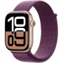 Apple Watch Series 10 aliuminio korpusas GPS + Cellular 46mm rožinis auksas Sport Loop slyva