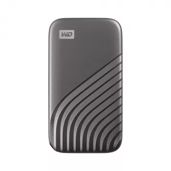 WD My Passport SSD WDBAGF0040BGY - SSD - šifruotas - 4 TB - išorinis (nešiojamas) - USB 3.2 Gen 2 (USB-C jungtis) - 256 bitų AES - pilka