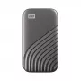 WD My Passport SSD WDBAGF0040BGY - SSD - šifruotas - 4 TB - išorinis (nešiojamas) - USB 3.2 Gen 2 (USB-C jungtis) - 256 bitų AES - pilka