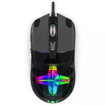 INCA Cian INCA Empousa 3D RGB LED 7200 DPI žaidimų pelė su makro klavišais