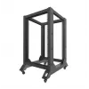 Lanberg Open Rack 19 18u 600x800 Juodas